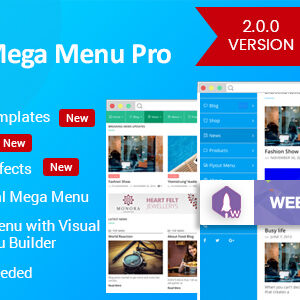 WP Mega Menu Pro v2.0.3 – Responsive Mega Menu Plugin