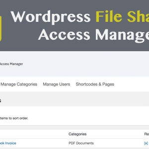 WP FSAM v1.0 – File Sharing Access Manager