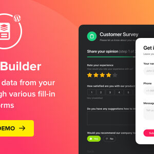 Form Builder v1.0.0 – WordPress Form plugin