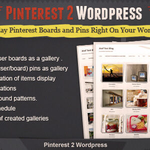 Pinterest to WordPress Plugin v1.1.0