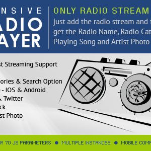 HTML5 Radio Player v1.6.1 – Visual Composer Addon