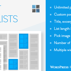 Smart Post Lists Widget for WordPress v2.12