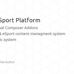 MSP v4.0.0 – MultiSport and eSport WordPress plugin