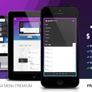 QuadMenu v1.5.2 – Themes Developer Mega Menu