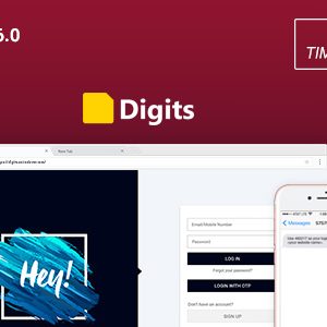 Digits v6.0.2 – WordPress Mobile Number Signup and Login