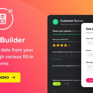 Form Builder v1.1.0 – WordPress Form plugin