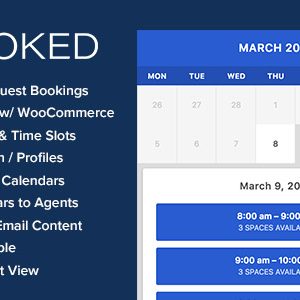 Booked v2.2.1 – Appointment Booking for WordPress