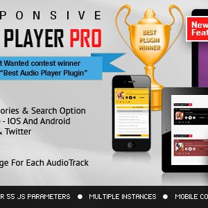 Responsive HTML5 Audio Player PRO v2.4.4