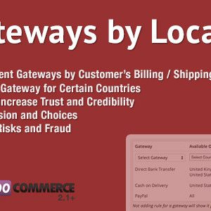 WooCommerce Gateways by Location v1.3.1