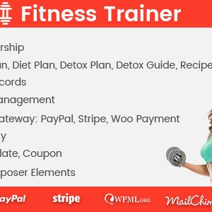 Fitness Trainer v1.2.1 – Training Membership Plugin