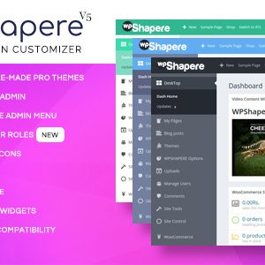 WPShapere v5.0.7 – WordPress Admin Theme