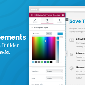 Boosted Elements v2.2 – Builder Add-on for Elementor