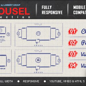 Multimedia Responsive Carousel v1.3.2