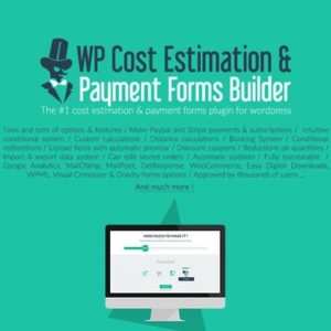 WP Cost Estimation and Payment Forms Builder v9.655