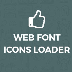 Font icons loader for wordpress v0.1