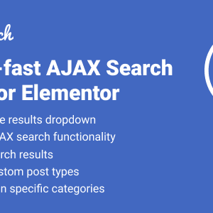 JetSearch v1.1.0 – AJAX Search widget for Elementor