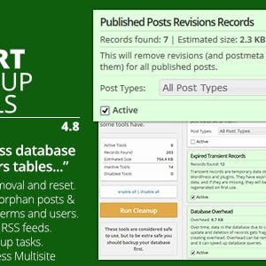 Smart Cleanup Tools v4.8 – Plugin for WordPress